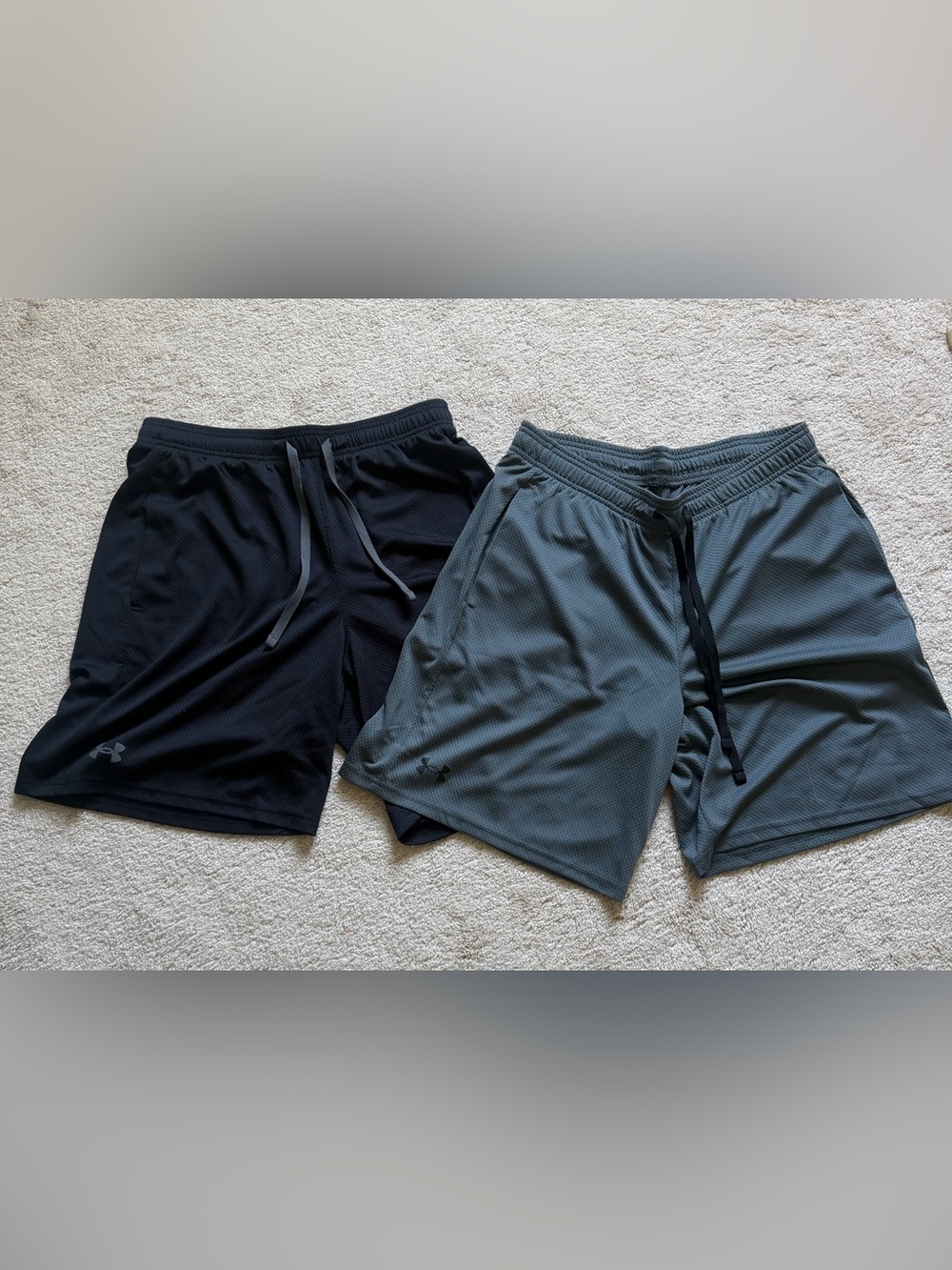 Under Armour Men’s Athletic Shorts - Black & Charcoal Gray